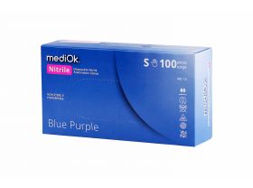 Перчатки нитриловые неопудренные смотровые S черные 3,5гр (BLACK ) MEDIOK /10х100шт/ — UPAKMARKET
