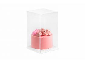 Набор подарочных коробок (50шт) H26 Самосборная с окном (300*300*250) — UPAKMARKET