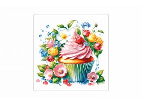 Салфетки 33х33 3 слоя Art Bouquet 20 шт Серебряный лабиринт — UPAKMARKET