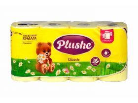 Туалетная бумага PLUSHE 2х сл. Professional для диспенсера белая 150м — UPAKMARKET