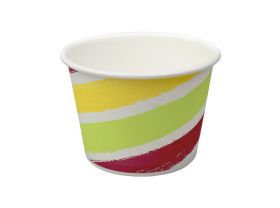 Креманка бумажная 0,250 ХН Цитрус красный Виридо /d1-93,d2-79,h-65/ — UPAKMARKET