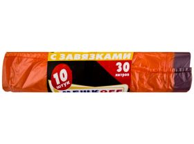 Пакет для мусора 30л ПНД (30шт в рулоне) 9 мкм 50х60 EXTRA — UPAKMARKET