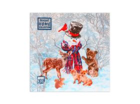 Салфетки НГ 33х33 3х сл. "Лесные друзья" 20шт Art Bouquet