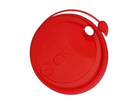 Крышка для стакана д.90мм (0,300-0,500л) голубая /20уп х 50шт/ — UPAKMARKET