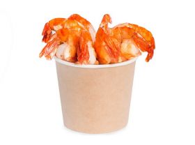 Супница Round Bowl 700 дно 700мл черно-крафт OSQ (OCQ, OCIQ, ОСК, ОЭСКЬЮ, ОСИКЬЮ) — UPAKMARKET