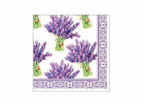 Салфетки 33х33 3 слоя Art Bouquet 20 шт Серебряный лабиринт — UPAKMARKET