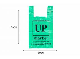 Пакет майка 30х55 "UP Маркет" 11гр розовый Лабрава /20уп х 50шт/ — UPAKMARKET