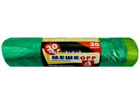 Пакет для мусора 30л ПНД (30шт в рулоне) 9 мкм 50х60 EXTRA — UPAKMARKET