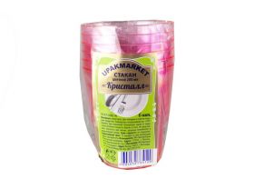 Стакан Кристалл 200мл зеленый /20уп х 50шт/ — UPAKMARKET