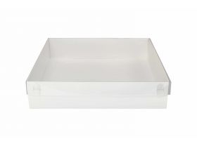 Коробка самосборная с прозрачной крышкой 400х300х60 R128 (1упх10шт) — UPAKMARKET