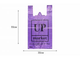 Пакет майка 30х55 "UP Маркет" 11гр розовый Лабрава /20уп х 50шт/ — UPAKMARKET