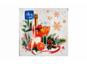 Салфетки НГ 33х33 3х сл. "Модная овечка" 20шт Art Bouquet — UPAKMARKET