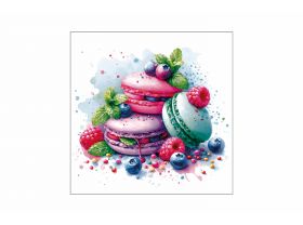 Салфетки 33х33 3 слоя Art Bouquet 20 шт Серебряный лабиринт — UPAKMARKET