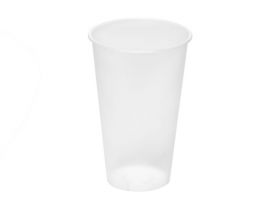 Стакан прозрачный (матовый) Bubble Cup ПП ВЗЛП 455-500 мл.д.90мм.h135мм 20уп. по 20шт.(400шт/кор.)