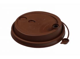 Крышка для стакана д.90мм (0,300-0,500л) голубая /20уп х 50шт/ — UPAKMARKET