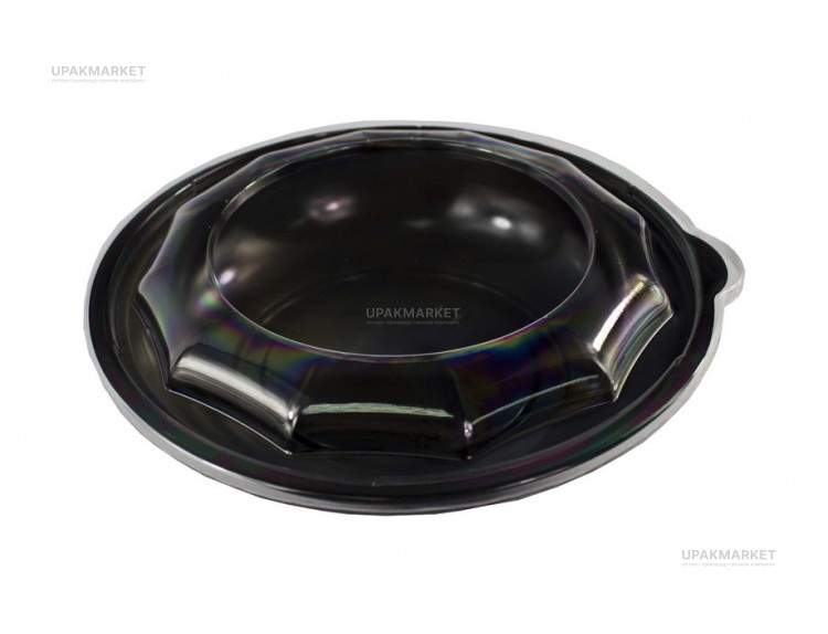 Салатник КД-107/109   крышка прозрачная   1300/750мл   /203*85/   Кадо   (400шт) — UPAKMARKET
