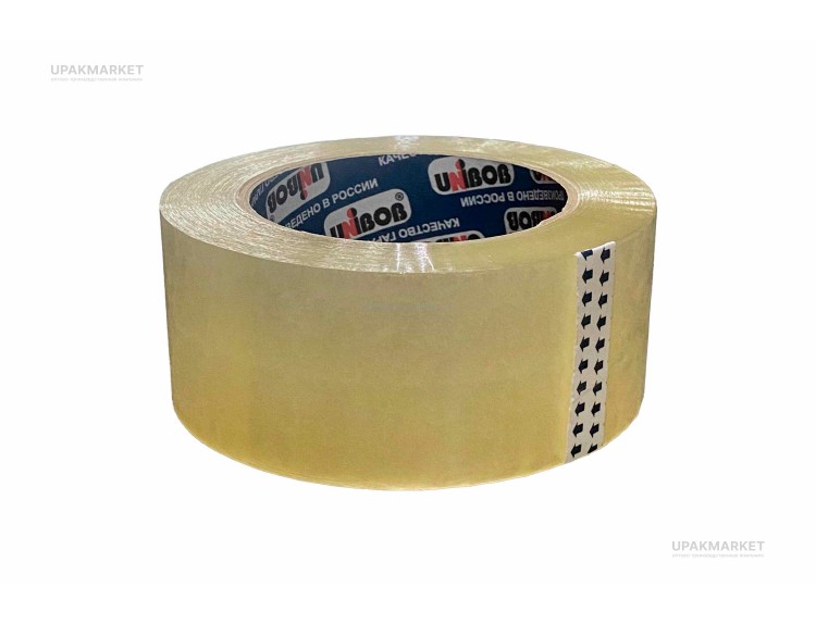 Скотч 48х132м №400 прозрачный 40мкм UNIBOB — UPAKMARKET