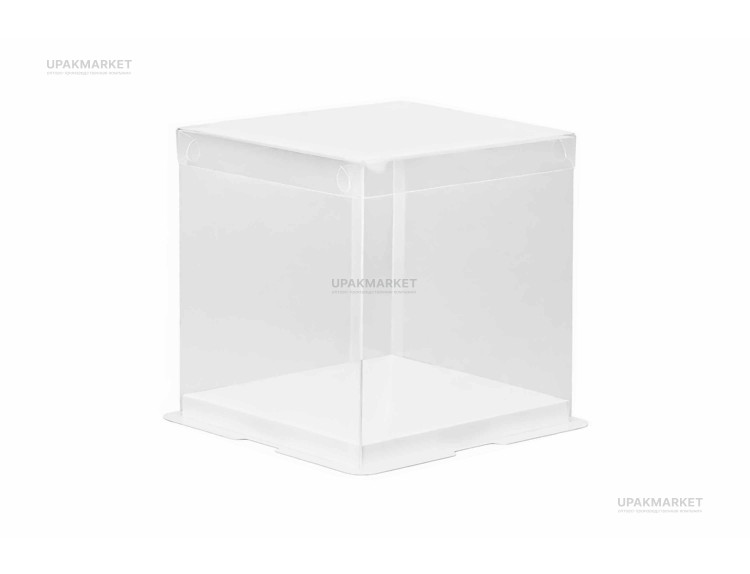 Набор подарочных коробок (50шт) H25 Самосборная с окном (300*300*180) — UPAKMARKET
