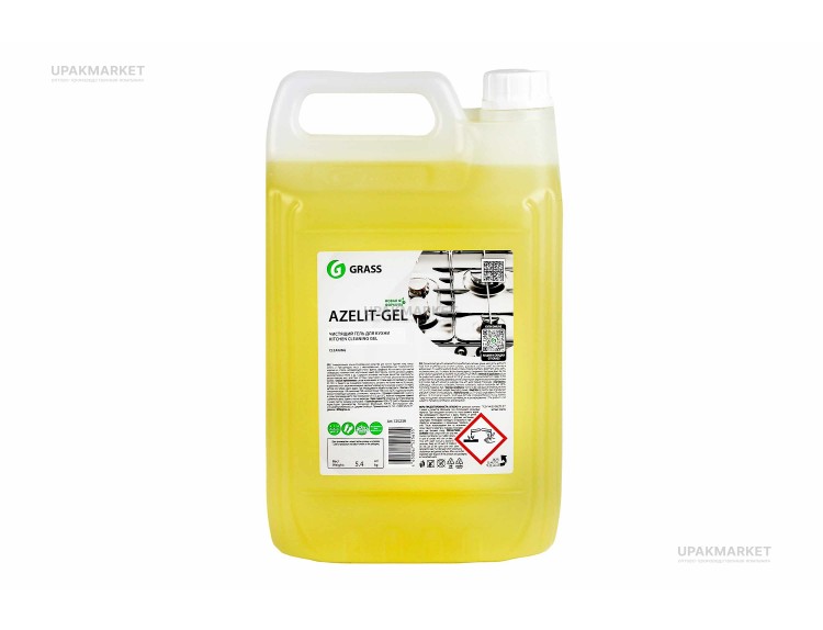Чистящее средство "Azelit-gel" (Азелит-гель) Антижир 5,4кг канистра   GraSS — UPAKMARKET