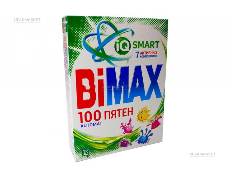 Стиральный порошок BiMAX 400гр 100 Пятен автомат для белого 
НЭФИС ЧЗ — UPAKMARKET