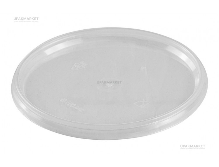 Крышка 1л прозрачное /123х120/ Унипак — UPAKMARKET