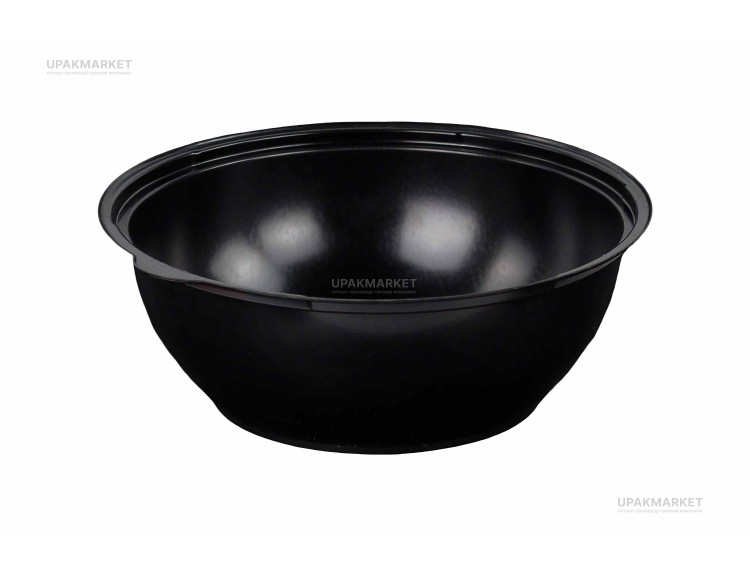 Салатник КД-107   дно черное   1300мл   /203*85/   Кадо   (400шт) — UPAKMARKET