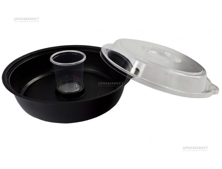 Крышка   КД-106  прозрачная   850мл   /200*65/   Кадо   (400шт) — UPAKMARKET