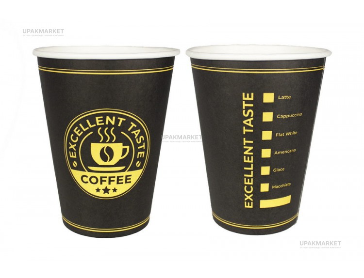 Стакан бумажный 350мл 90мм Coffeelove ГН Виридо /16уп х 50шт/ — UPAKMARKET