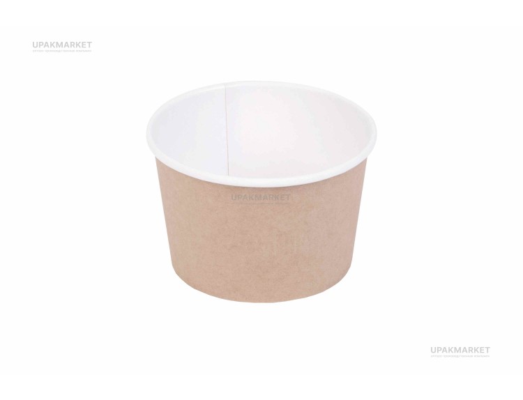 Картонная супница Round Bowl 300 ДНО д100(79)х65мм 330мл OSQ (OCQ, OCIQ, ОСК, ОЭСКЬЮ, ОСИКЬЮ) — UPAKMARKET