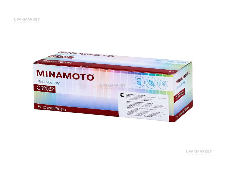 Батарейка MINAMOTO CR-2032/5card — UPAKMARKET