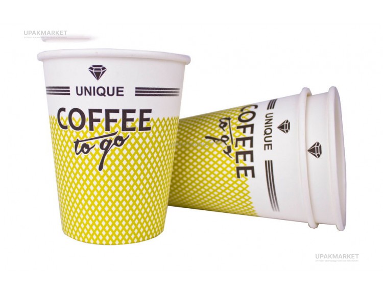 Стакан бумажный 250мл 80мм Coffee To Go 50 шт*20уп (1000шт) Л-ПАК — UPAKMARKET