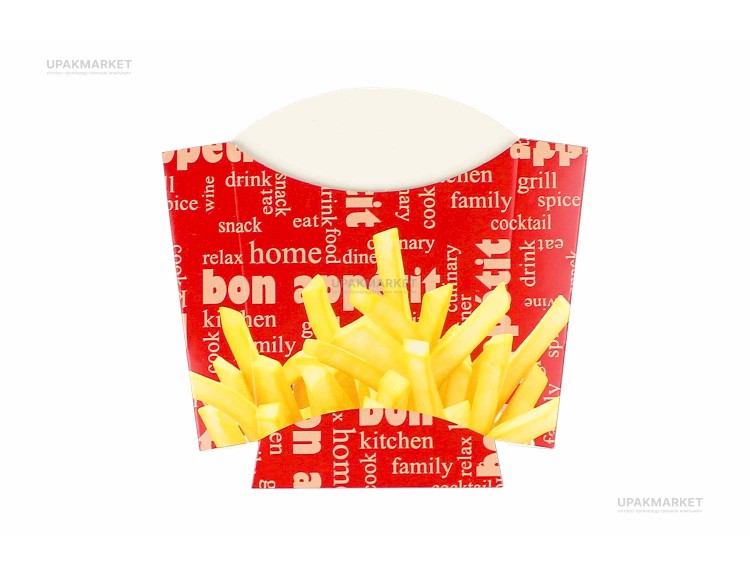 Фастфуд короб фри L 100гр Bon appetit КБ /18уп х 50шт/ — UPAKMARKET