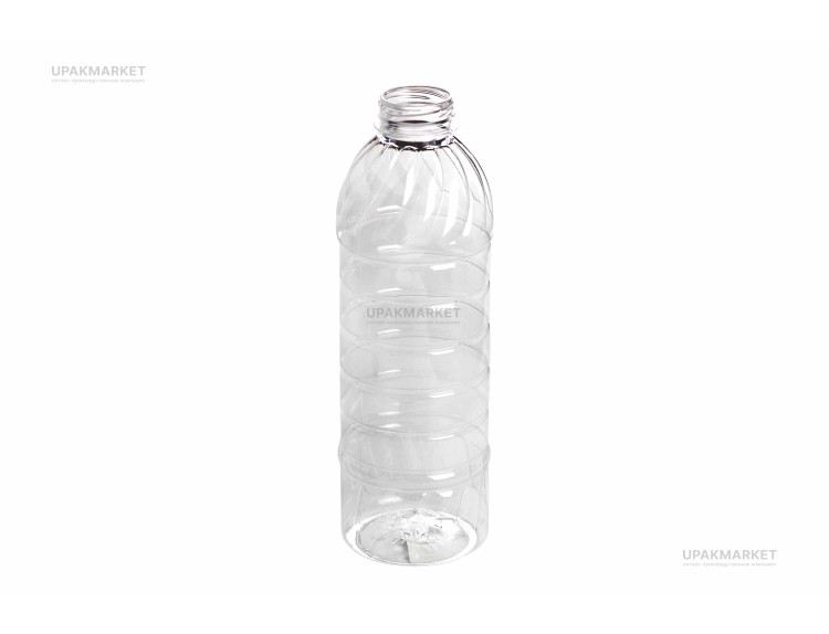 Банка ПЭТ 1,0л "Сок"   черная/белая крышка №38 — UPAKMARKET